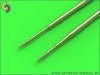 Master AM-72-071 MiG-17A/P/F (Fresco A, B, C) - 37mm and 23mm gun barrels set & Pitot Tubes